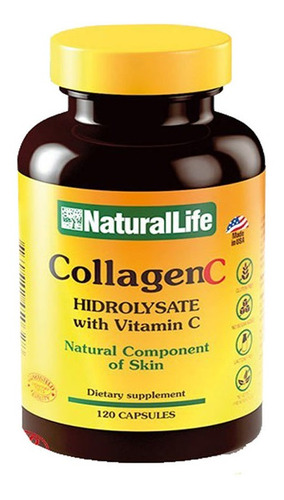 Colágeno Hidrolizado + Vitamina C Natural Life® X 120 Caps