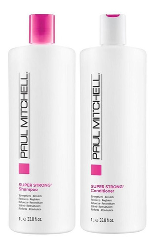 Kit Paul Mitchell Super Strong Shampoo 1litro E