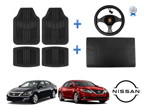 Tapetes 4pz + Cajuela + Volante Nissan Altima 2013 - 2019