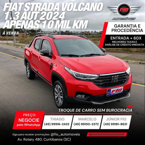 Fiat Strada 1.3 Volcano Cab. Dupla 16v Flex 4p