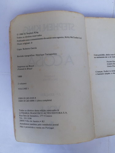 A Coisa 2a Edição Vol.1 - Stephen King