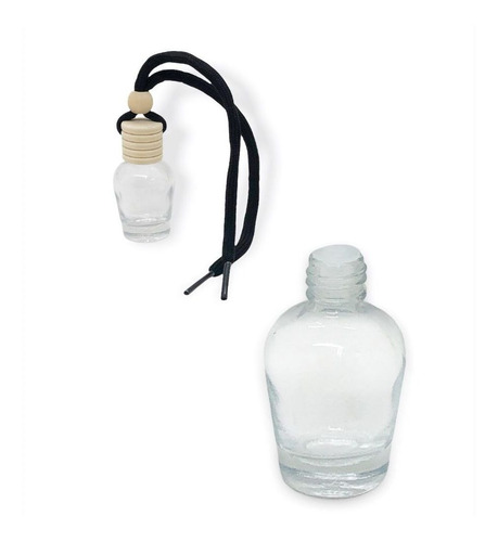 Imagen 3 de 5 de Aromatizador Difusor Vidrio Para Auto Colgante X10