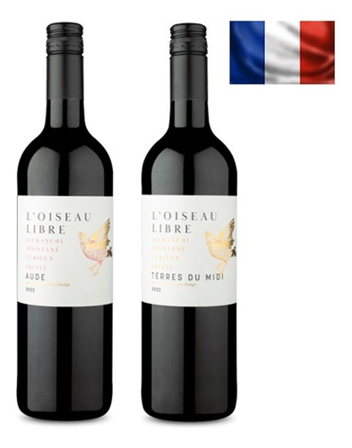 Kit Vinho Tinto Frances L'oiseau Libre I.g.p