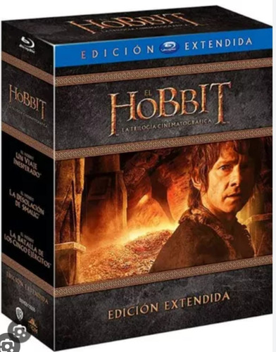 El Hobbit 1,2,3 Versiónes Extendidas En Discos Bluray 