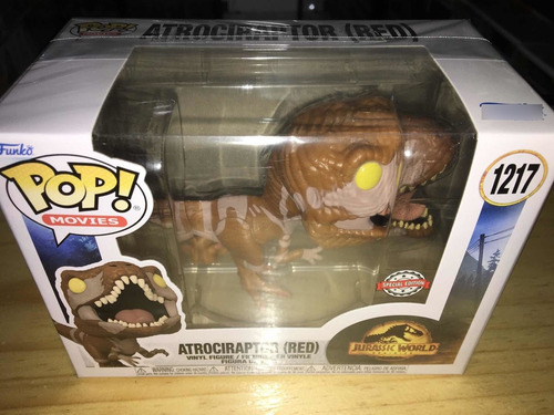 Funko Pop Jurassic World Dominion Atrociraptor Red Exclusivo