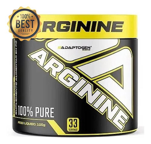 Arginina 100% Pura Adaptogen 100g