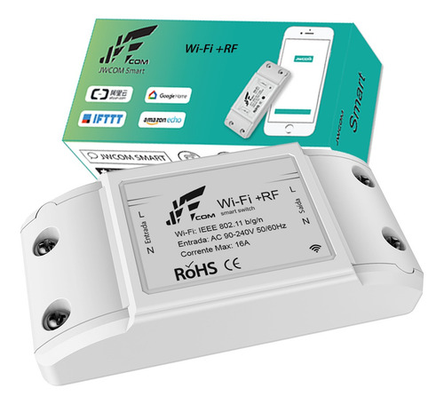 Interruptor Inteligente Wi-fi Rf 433mhz Bivolt 110v-220v