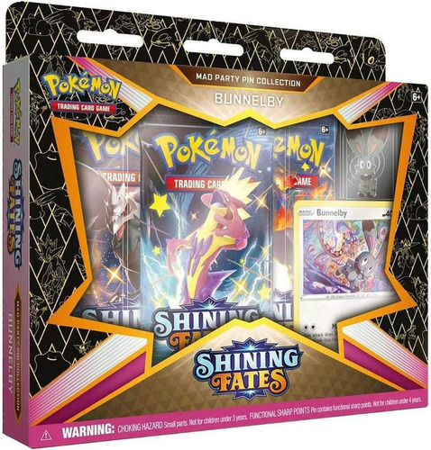 Pokemon Tcg Shining Fates Mad Party Pin Collection Bunnelby
