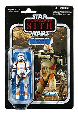 Star Wars Vintage: Clon Trooper (212 Batallón) Figura De