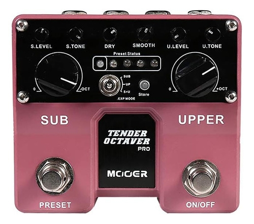 Tender Octaver Pro, Pedal De Octava Estéreo Con Ajustable En