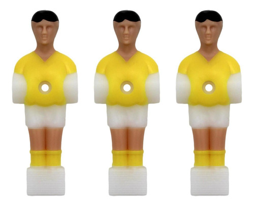 Figuras De Jugadores De Fútbol De Jugadores De Amarillo