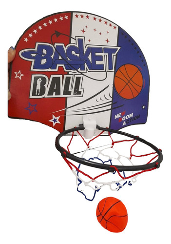 Aro De Basquet Infantil Plastico Tablero Con Pelota