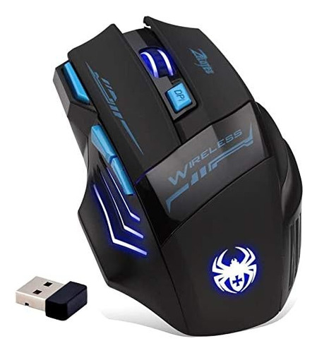 Mouse Inalambrico Zelotes Optico 2.4 G Receptor Usb 2400 Ppp