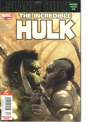 Comic Marvel Planet Hulk The Incredible Hulk 7 #7 Español 