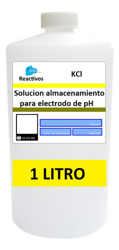 Solucion De Almacenamiento Electrodo De Ph 1 Litro Dines