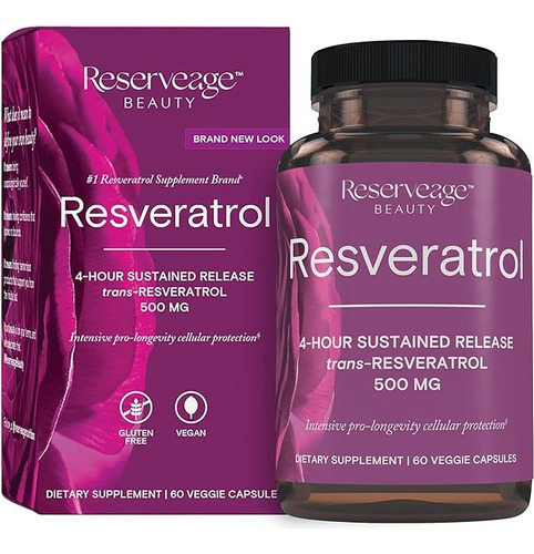 Resveratrol 60 Capsulas 800 Mg - U - Unidad A $7532