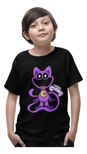 Playera - Camiseta Poppy Playtime 3 Smiling Critters Logo