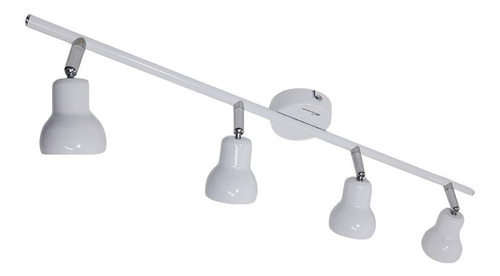  Aplique 4 Luces Blanco Dicro Led Gu10 Deco Moderno Pepper 