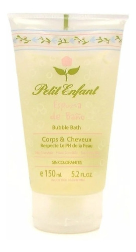 Imagen 1 de 1 de Petit Enfant Baño De Espuma X 150ml