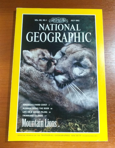 National Geographic En Inglés Vol 182 Nro 1 Julio De 1992