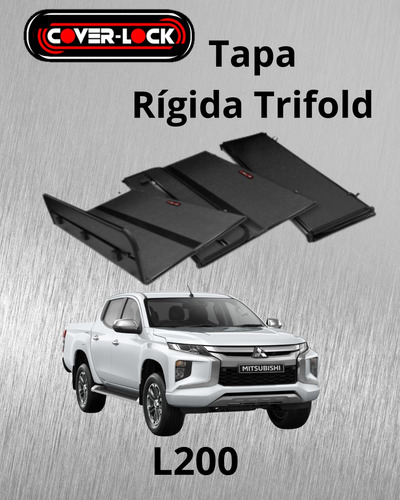 Tapa Dura Trifold Coverlock Para Mitsubishi L200