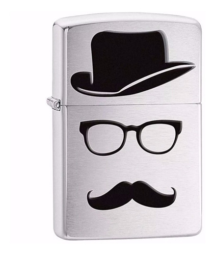 Encendedor Zippo 28648 Moustache And Hat Lelab 28842