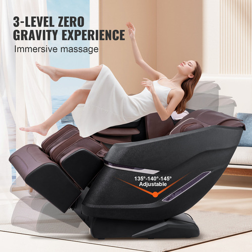 Vevor Sillón De Masaje Con Riel Flexible Sillón Reclinable