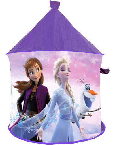 Carpa Infantil Plegable Castillo Frozen Ana-elsa-olaff