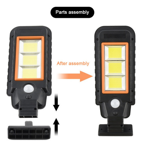 I Nuevo Solar Recargable Led Lámpara De Inducción 120cob