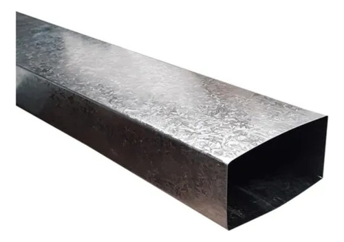 Caño Rectangular Chapa Galvanizada 2x4 (5 X 10 Cm) Zingueria