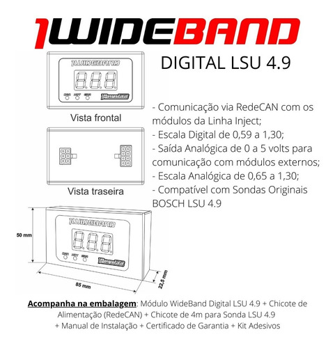 Imagem 3 de 7 de Pandoo Wideband Digital 4.9 - 4m Garantia 3anos+ Nf +12x S/j