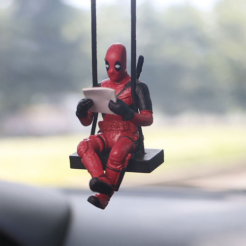 Pf Deadpool Accesorio Colgante For Espejo Retrovisor De