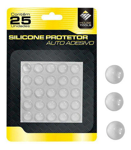 Adesivo Pingo Protetor De Silicone Para Moveis E Portas