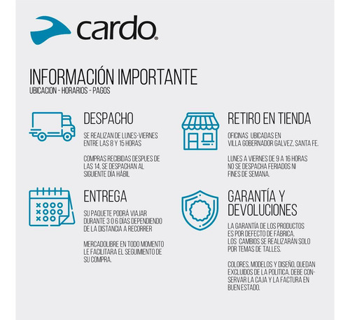 Intercomunicador Casco Cardo Packtalk Slim Sonido Jbl