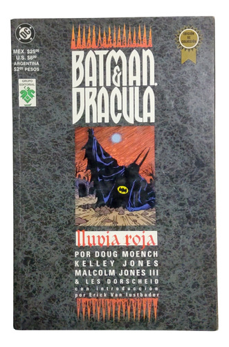Comic Batman & Drácula - Lluvia Roja
