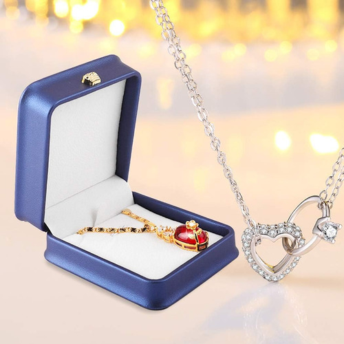 Isuperb Juego De 2 Cajas Para Colgantes De Collares, Pulsera
