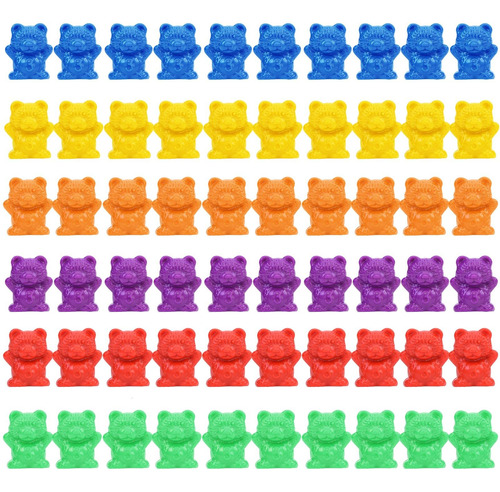 Timoo Osos De Conteo De Colores, 60 Osos Clasificadores De C