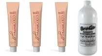 Comprar Promo 3 Tintas A Elección Silkey Gold + Oxidante Bruga 1l