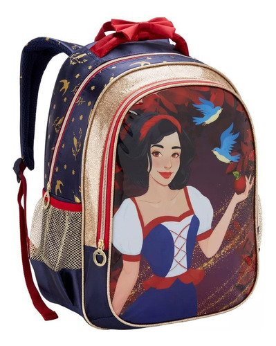 Mochila Escolar Infantil Feminina Princesa Costas G