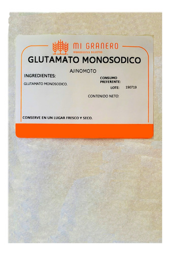 Glutamato Monosódico Ajinomoto 2 Kg A Granel