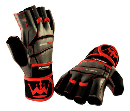 Guantes De Levantamiento Dominator Crossfit Modelo Cuero Dominador Diseño De La Tela Talle