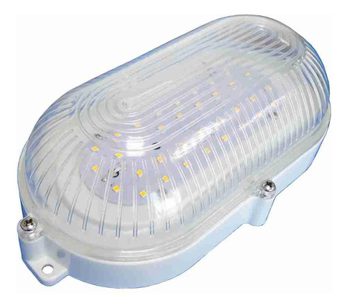 Luminária Arandela Tartaruga Branca De Leds - Dni 6200