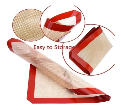 Imagen 8 de 10 de Lámina De Silicona Para Horno Antiadherente Repostería