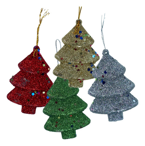 20 Árboles Navideños 3d Adorno Colgante Para Árbol Navidad