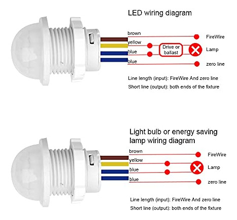 Interruptor De Luz Caliente Kkhouse, Detector Con Sensor Pir