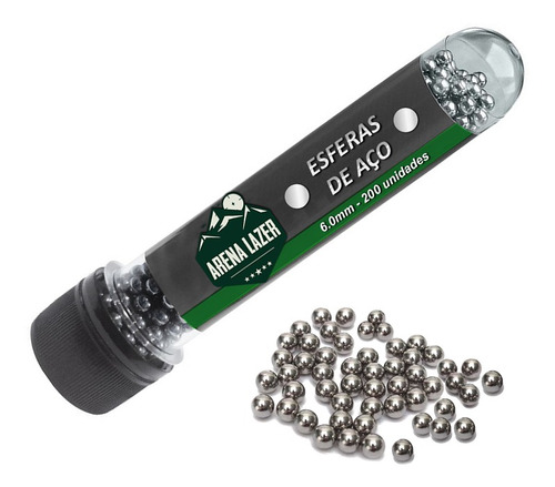Kit Básico Pistola Argun C11 6mm Silicone Esferas Aço