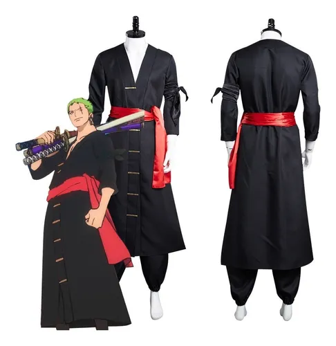 Traje De Cosplay De Wano Country Roronoa Zoro De One Piece