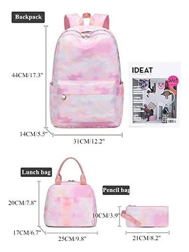 Lanshiya Conjunto De Mochila Para Niños De 3 Piezas Mochila