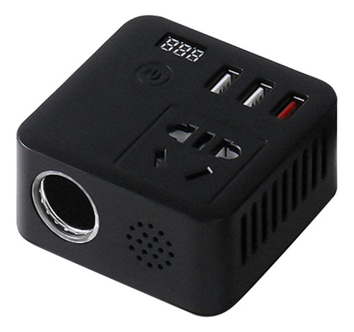 Inversor De Corriente De Coche Digital Portátil De 150w Cc