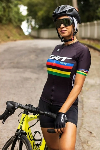 Imagem 6 de 9 de Camisa Ciclismo New Elite Ert Racing Campeao Mundial Preta